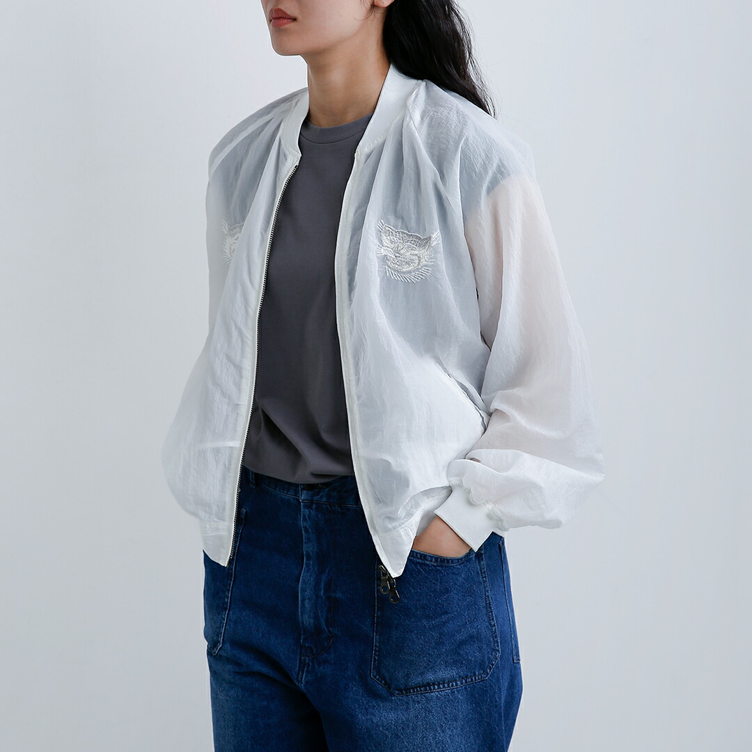 CLOTH ACROSS クロスアクロス シアー スーベニア ブルゾン SHEER