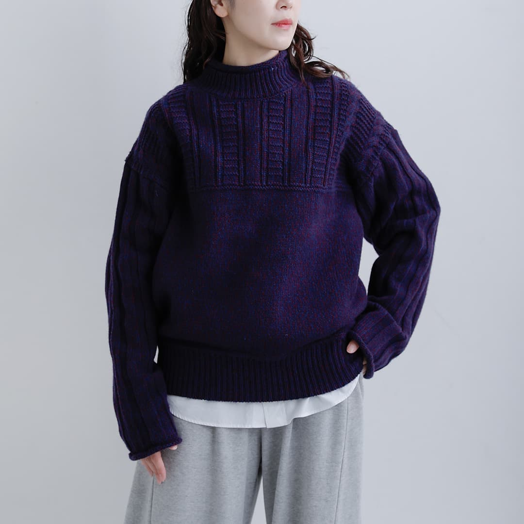 レア　あったかニットチムたん　Mサイズ 2026aw新作]Shinzone シンゾーン ウールカシミヤ ミックスヤーン